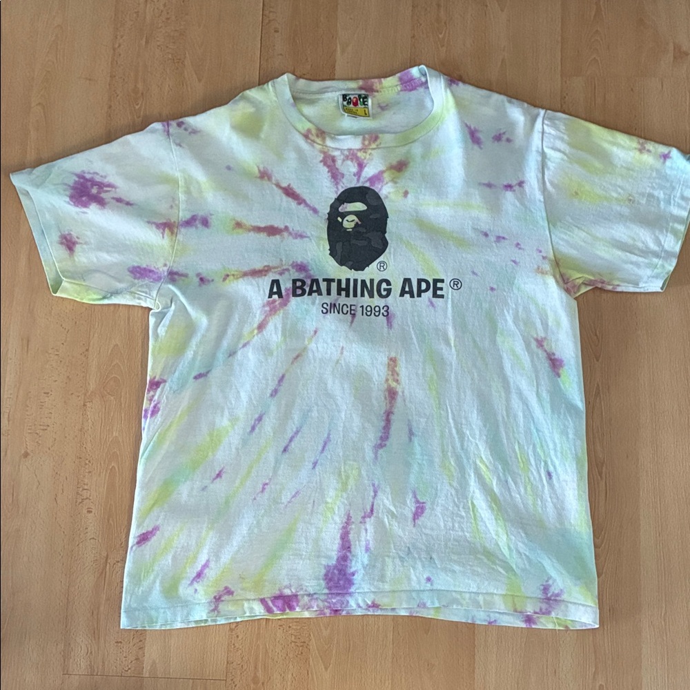 A Bathing Ape Tie-Dye T-Shirt